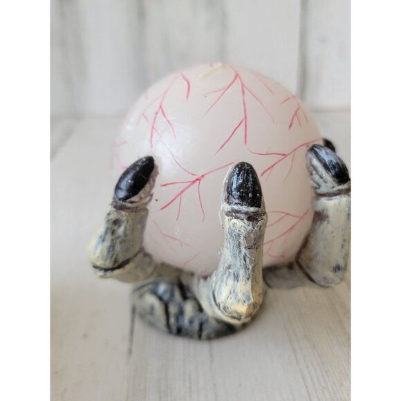 Halloween spooky eyeball candle witch hand skeleton prop decor - Picture 7 of 14